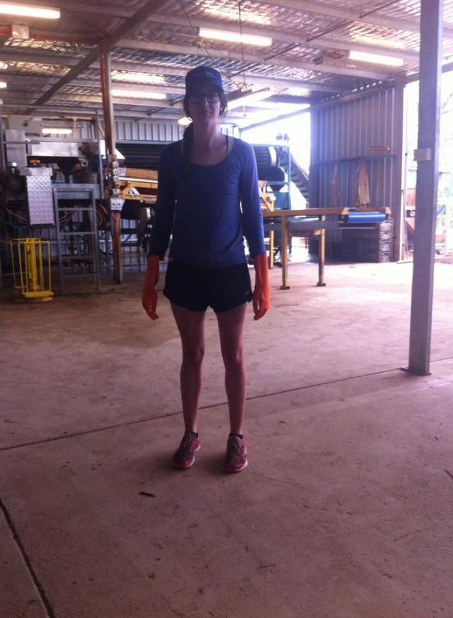 A very thrilled cleaner taken on a very poor phone in very great light.