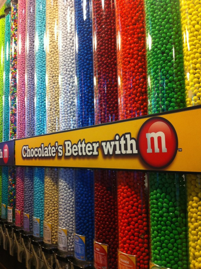 Every M&M flavour you could imagine.