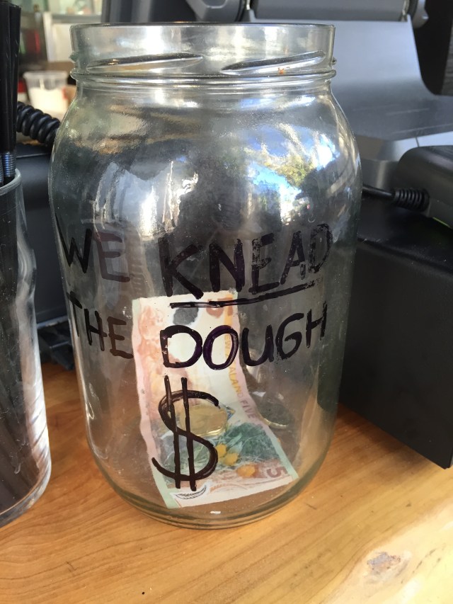 Pizza place puns, kills me every time. 